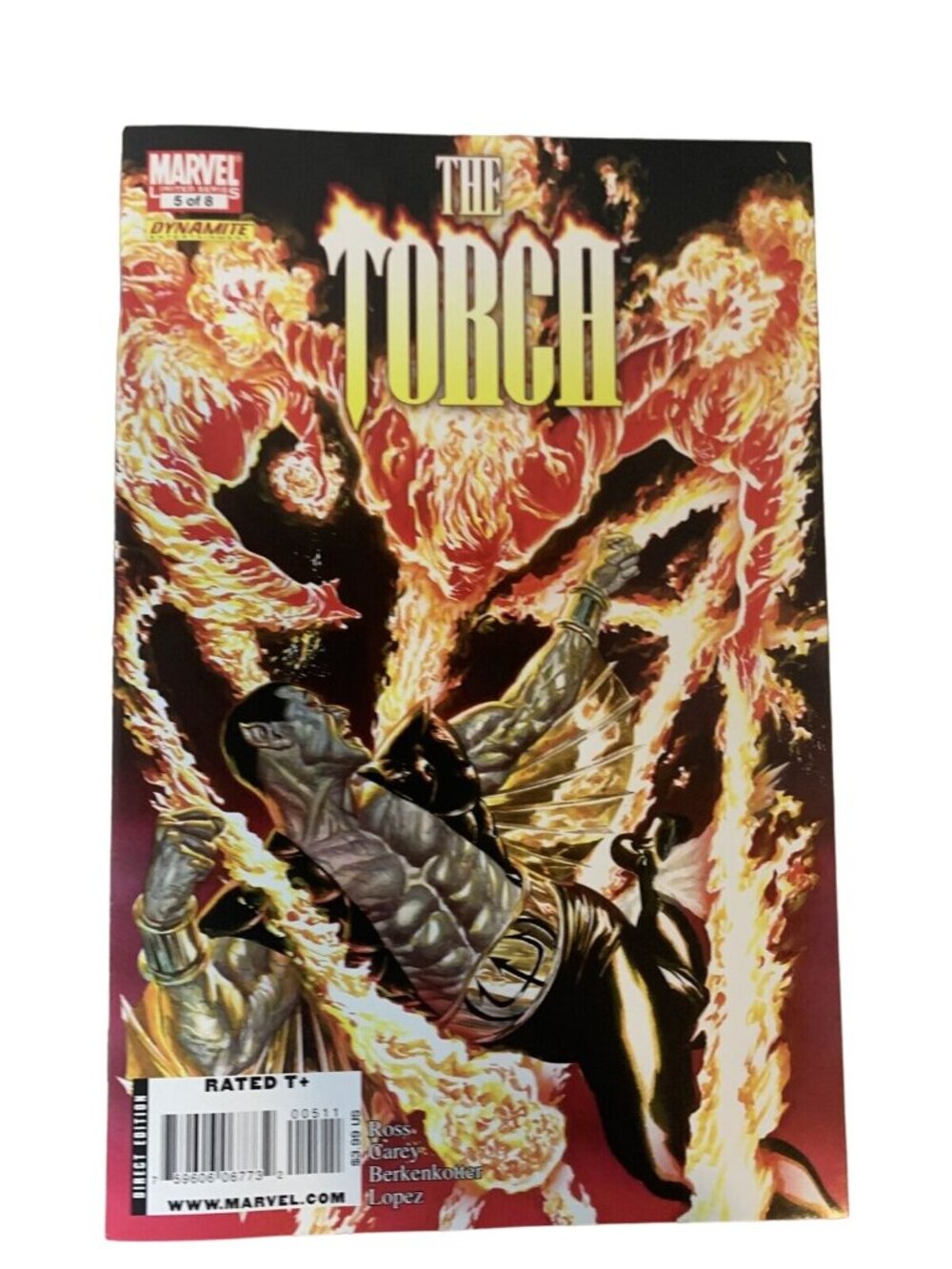 The Torch #5 Marvel 2010 Alex Ross Cover Human Torch Namor VF/NM 1st Print